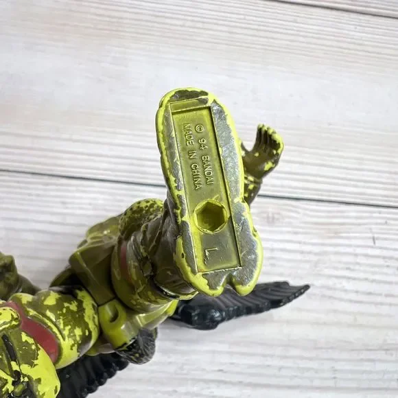 VTG Bandai 2 Action Figures 1994 Goldar & 2005 Mystic Force Black Power Rangers - Picture 13 of 16